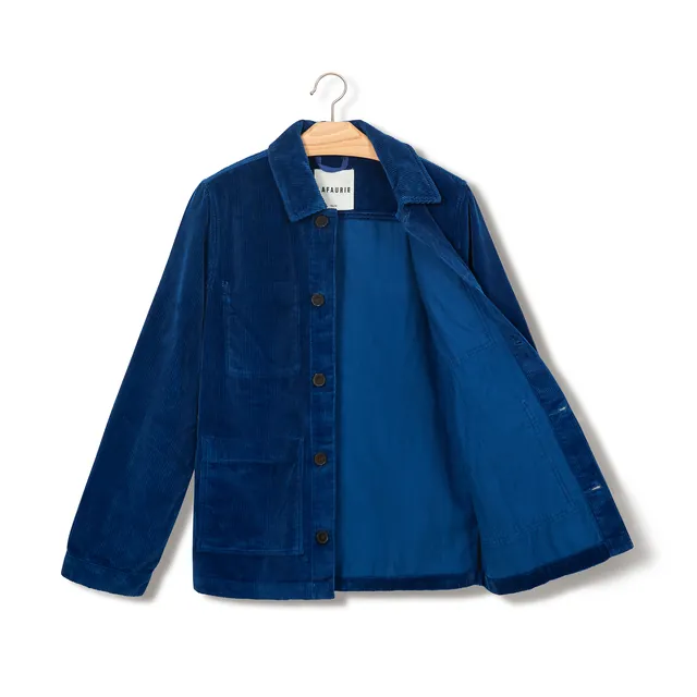 Veste en velours bleue